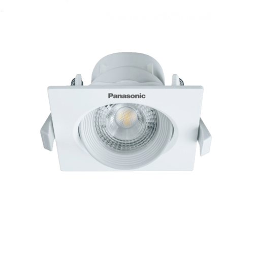 Đèn led âm trần vuông 7w chỉnh góc Panasonic