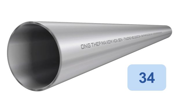 Thép ống HOA SEN mạ kẽm 34mm