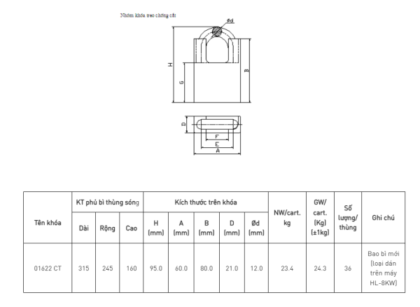 Khóa 01622 - Hình ảnh 2